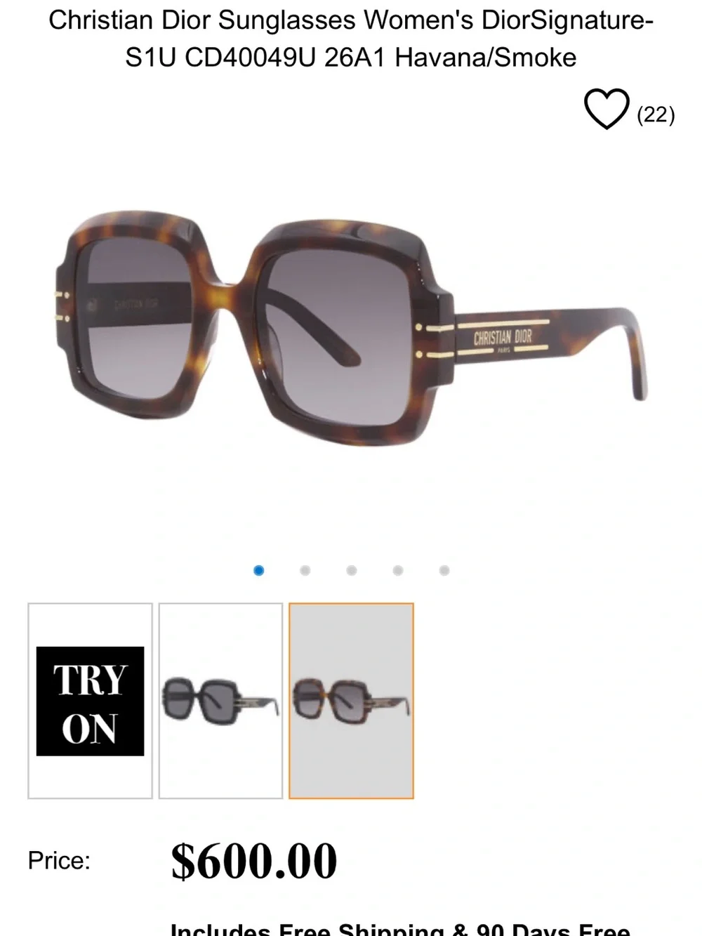 Christian Dior Sunglasses